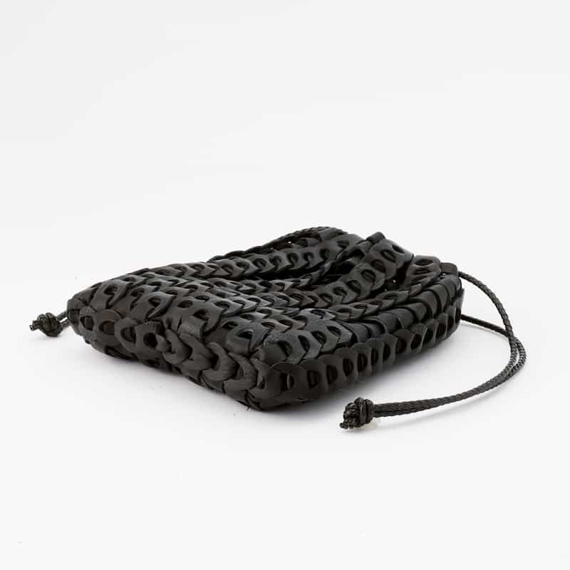 IL MICIO IL MICIO＜イル ミーチョ＞ バーニーズ　ニューヨーク限定 巾着バッグ "BOHOSACCHETTO" BLACK