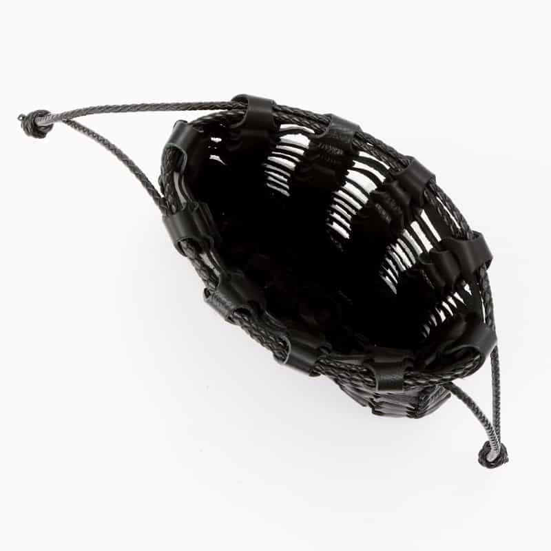 IL MICIO IL MICIO＜イル ミーチョ＞ バーニーズ　ニューヨーク限定 巾着バッグ "BOHOSACCHETTO" BLACK