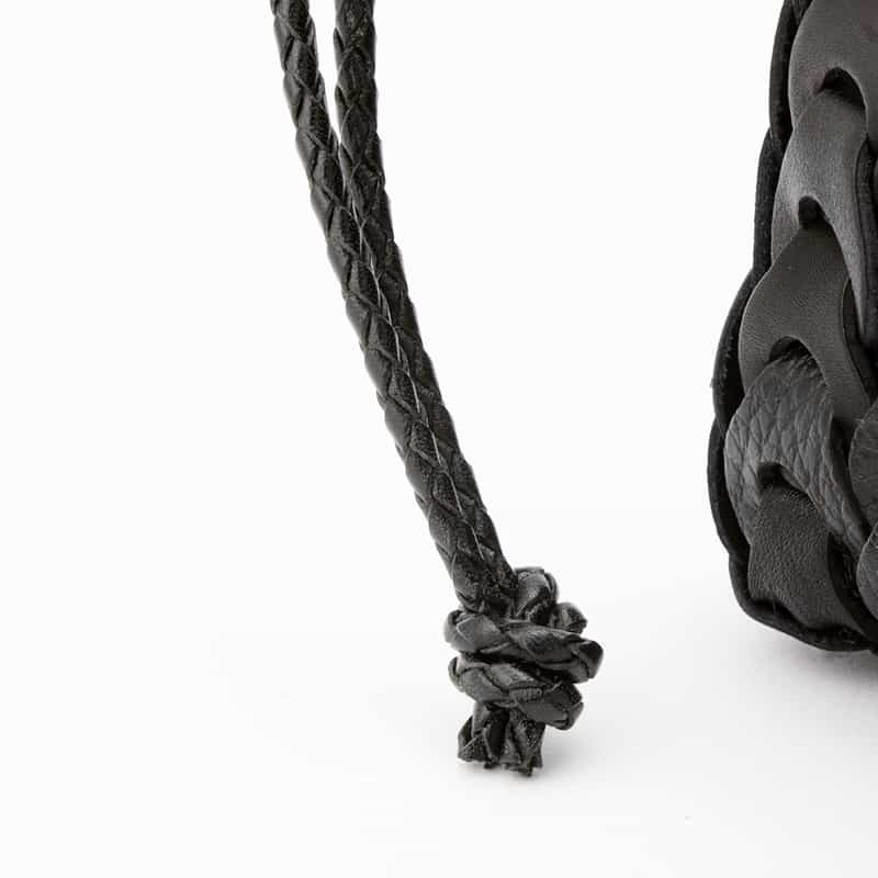 IL MICIO IL MICIO＜イル ミーチョ＞ バーニーズ　ニューヨーク限定 巾着バッグ "BOHOSACCHETTO" BLACK