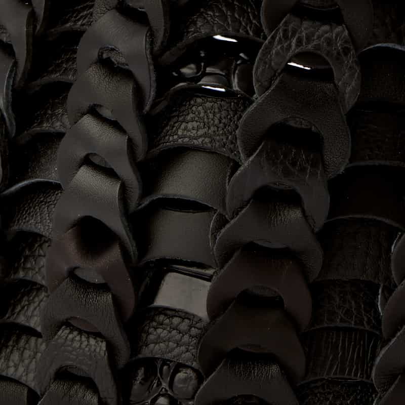 IL MICIO IL MICIO＜イル ミーチョ＞ バーニーズ　ニューヨーク限定 巾着バッグ "BOHOSACCHETTO" BLACK