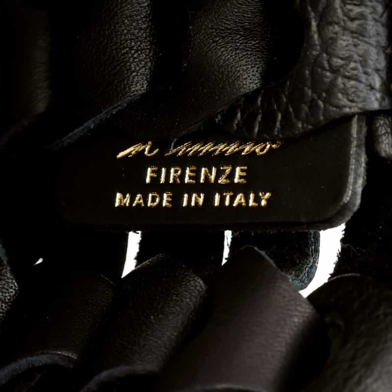 IL MICIO IL MICIO＜イル ミーチョ＞ バーニーズ　ニューヨーク限定 巾着バッグ "BOHOSACCHETTO" BLACK