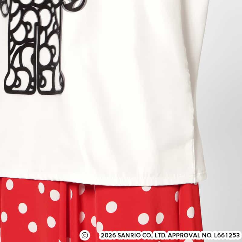 TRIPPY ART TRIPPY ART＜トリッピー アート＞ バーニーズ　ニューヨーク限定プリントTシャツ “HELLO KITTY“ WHITE