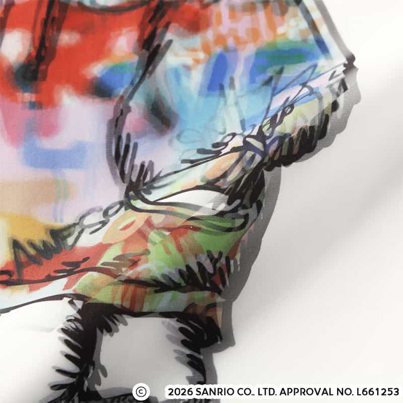 TRIPPY ART TRIPPY ART＜トリッピー アート＞ バーニーズ　ニューヨーク限定プリントTシャツ “HELLO KITTY“ WHITE