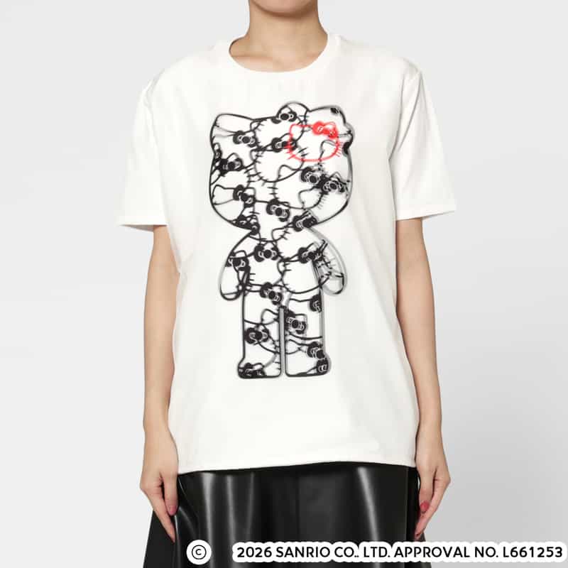 TRIPPY ART TRIPPY ART＜トリッピー アート＞ バーニーズ　ニューヨーク限定プリントTシャツ “HELLO KITTY“ WHITE