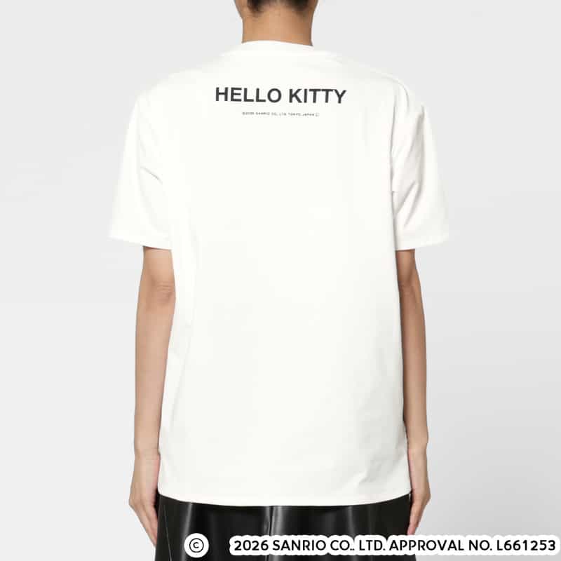 TRIPPY ART TRIPPY ART＜トリッピー アート＞ バーニーズ　ニューヨーク限定プリントTシャツ “HELLO KITTY“ WHITE
