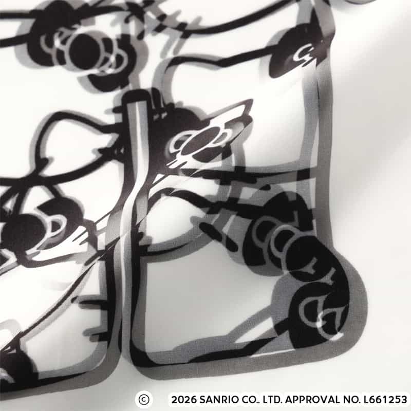 TRIPPY ART TRIPPY ART＜トリッピー アート＞ バーニーズ　ニューヨーク限定プリントTシャツ “HELLO KITTY“ WHITE