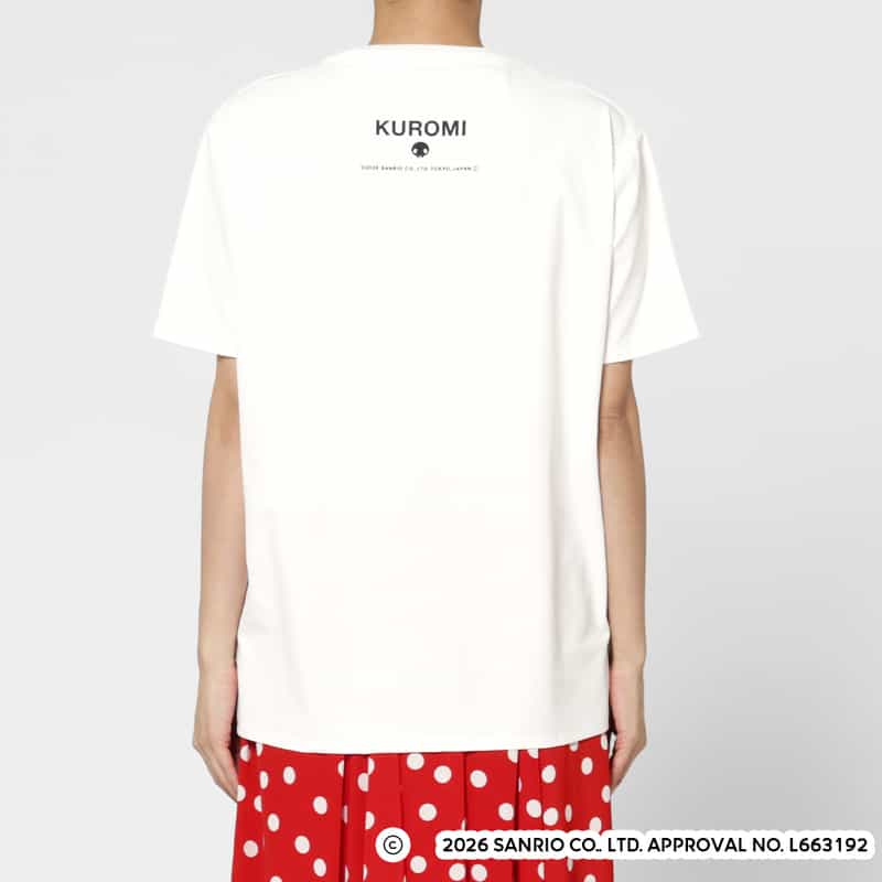 TRIPPY ART TRIPPY ART＜トリッピー アート＞ バーニーズ　ニューヨーク限定プリントTシャツ “KUROMI“ WHITE