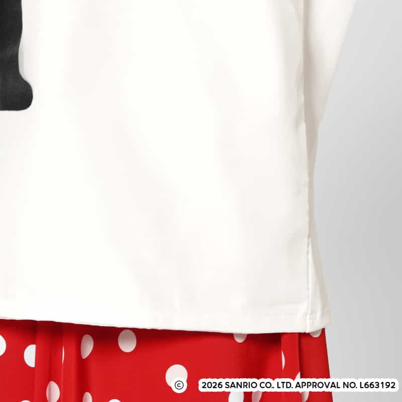 TRIPPY ART TRIPPY ART＜トリッピー アート＞ バーニーズ　ニューヨーク限定プリントTシャツ “KUROMI“ WHITE