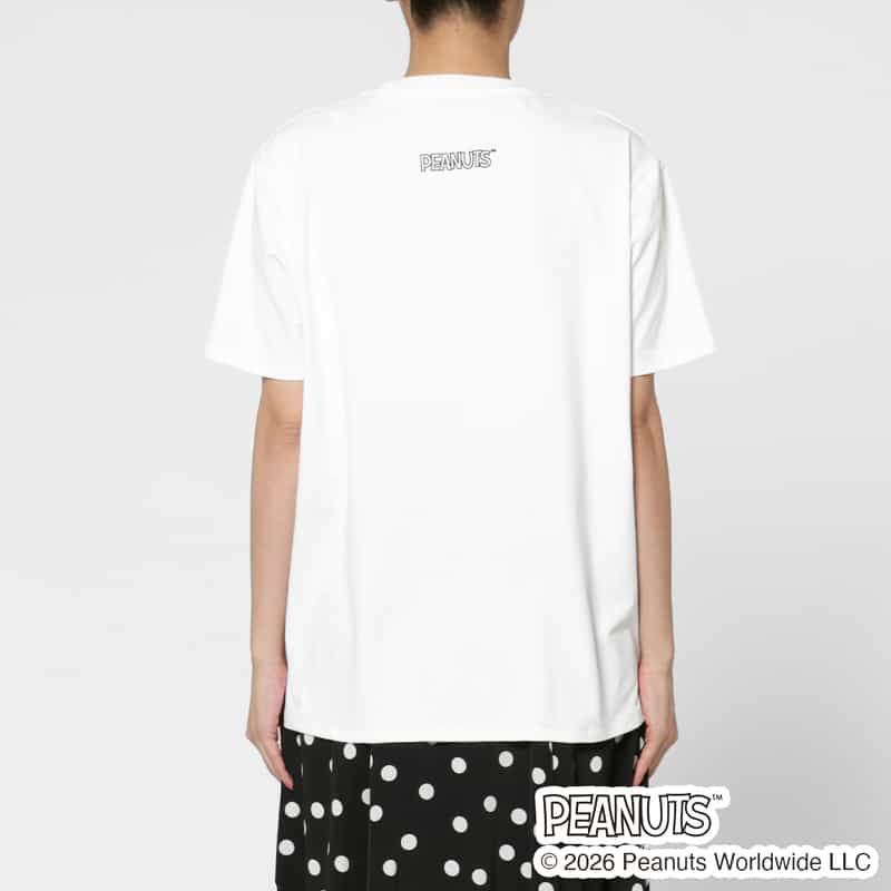 TRIPPY ART TRIPPY ART＜トリッピー アート＞ バーニーズ　ニューヨーク限定プリントTシャツ “SNOOPY“ WHITE