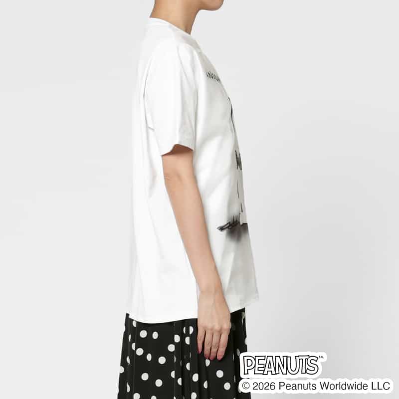 TRIPPY ART TRIPPY ART＜トリッピー アート＞ バーニーズ　ニューヨーク限定プリントTシャツ “SNOOPY“ WHITE