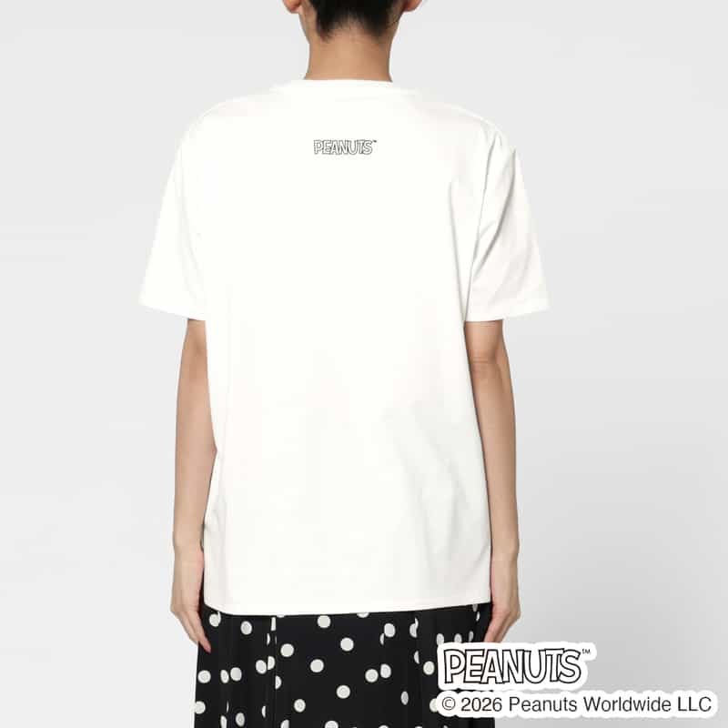 TRIPPY ART TRIPPY ART＜トリッピー アート＞ バーニーズ　ニューヨーク限定プリントTシャツ “SNOOPY“ WHITE