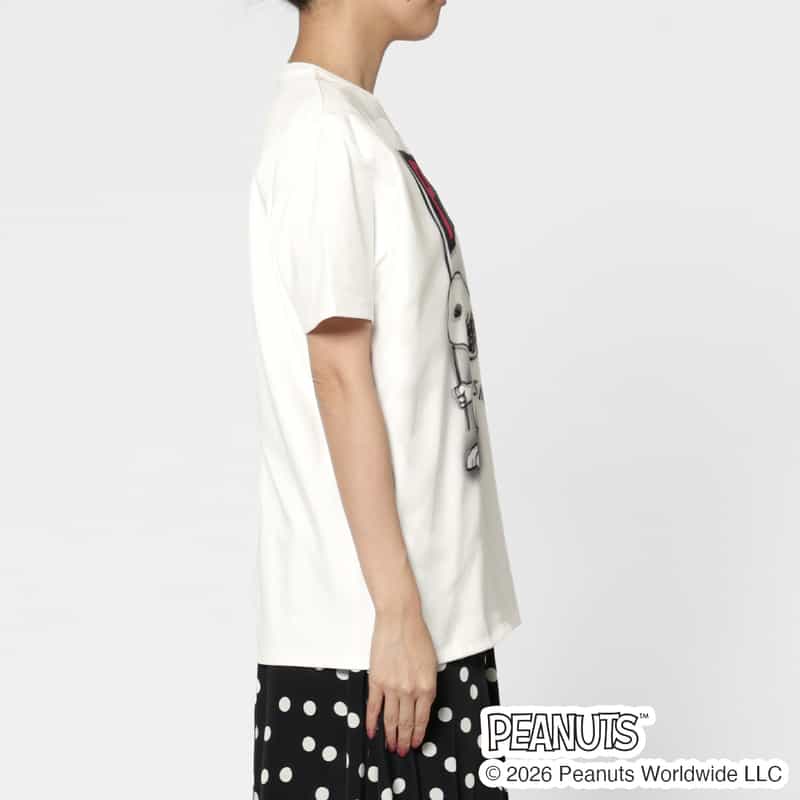 TRIPPY ART TRIPPY ART＜トリッピー アート＞ バーニーズ　ニューヨーク限定プリントTシャツ “SNOOPY“ WHITE
