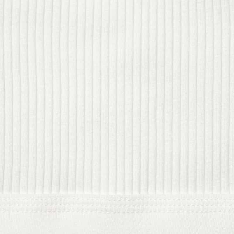 HYKE HYKE＜ハイク＞ コットン レイヤード リブタンクトップ WHITE