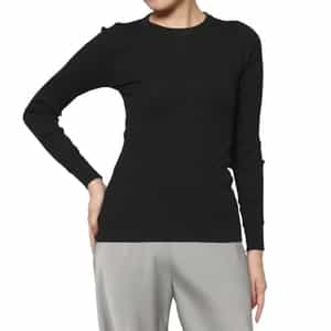 HYKE＜ハイク＞ コットン ロングスリーブTシャツ