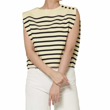 HYKE ＜ハイク＞ スリーブレスバスクシャツ