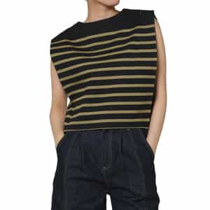 HYKE ＜ハイク＞ スリーブレスバスクシャツ