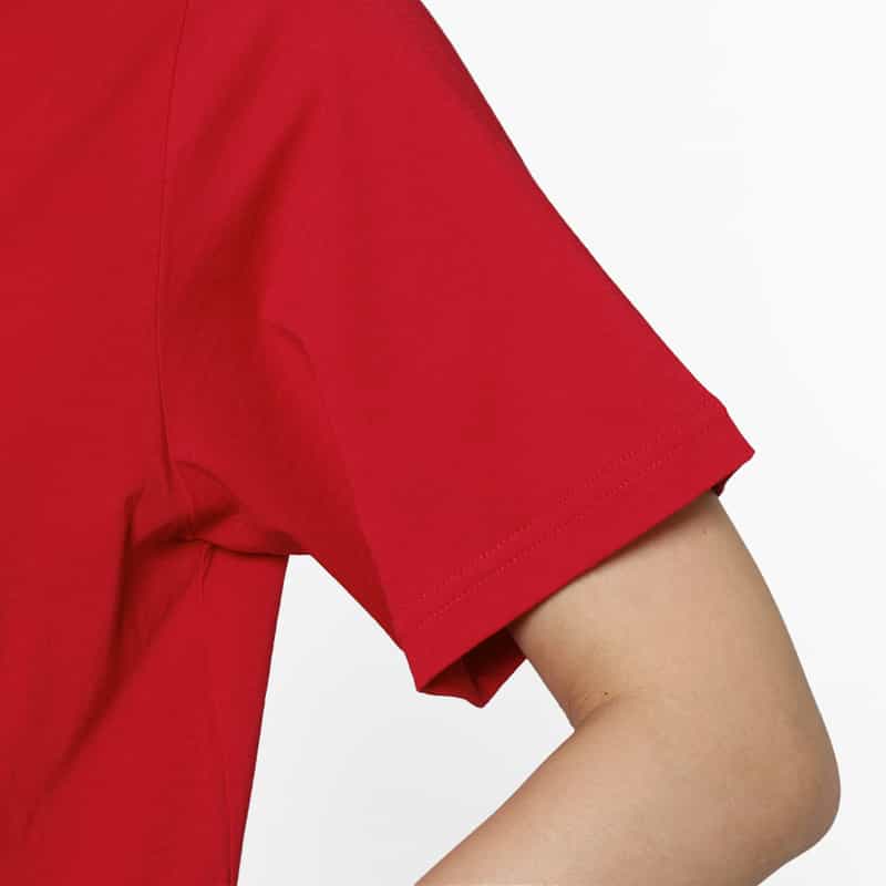 HYKE HYKE ＜ハイク＞ バックロゴ シアーTシャツ RED