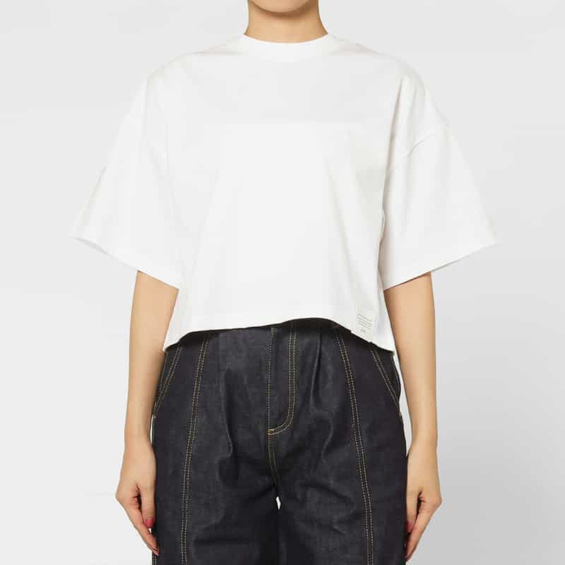 HYKE HYKE＜ハイク＞ コットン素材ビッグフィットカットソー WHITE