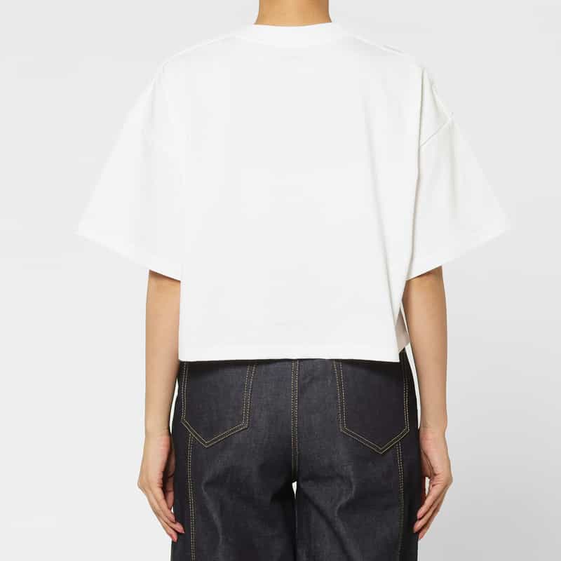 HYKE HYKE＜ハイク＞ コットン素材ビッグフィットカットソー WHITE