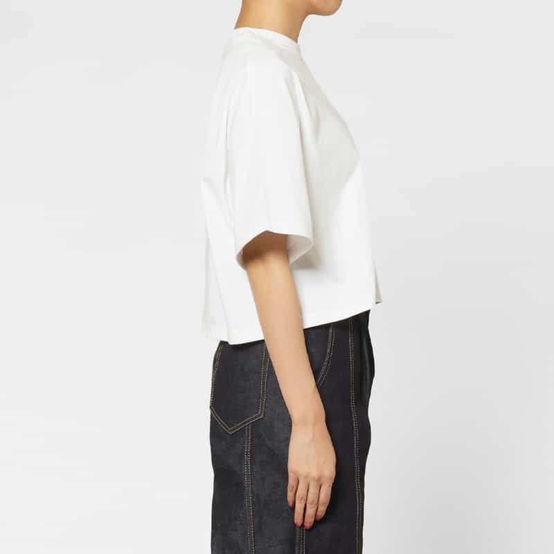 HYKE HYKE＜ハイク＞ コットン素材ビッグフィットカットソー WHITE