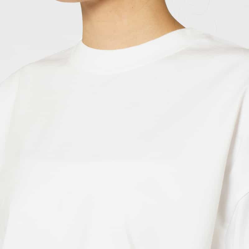 HYKE HYKE＜ハイク＞ コットン素材ビッグフィットカットソー WHITE