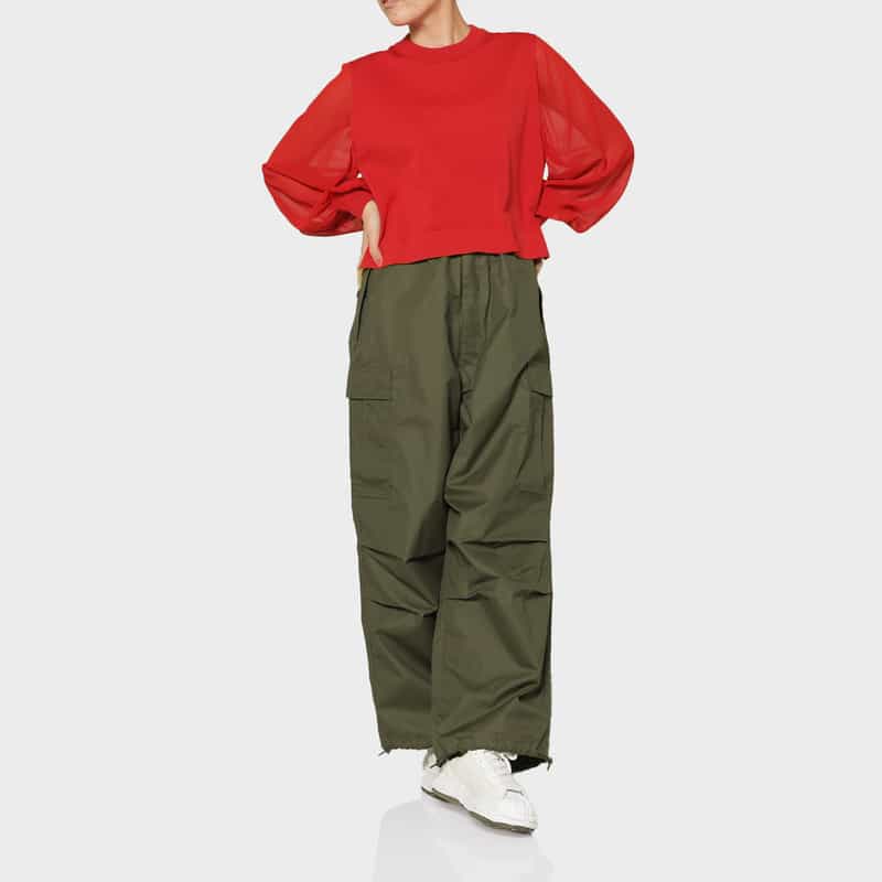 HYKE HYKE＜ハイク＞ TYPE M-51 カーゴパンツ KHAKI