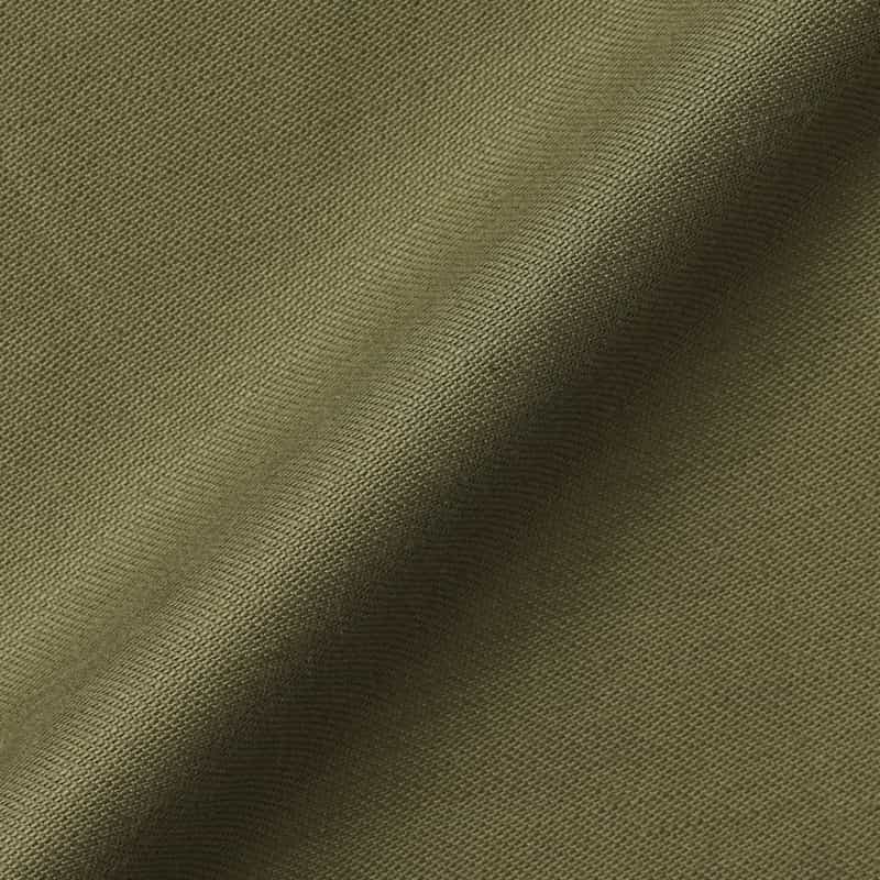 HYKE バックサテン バレルレッグパンツ KHAKI