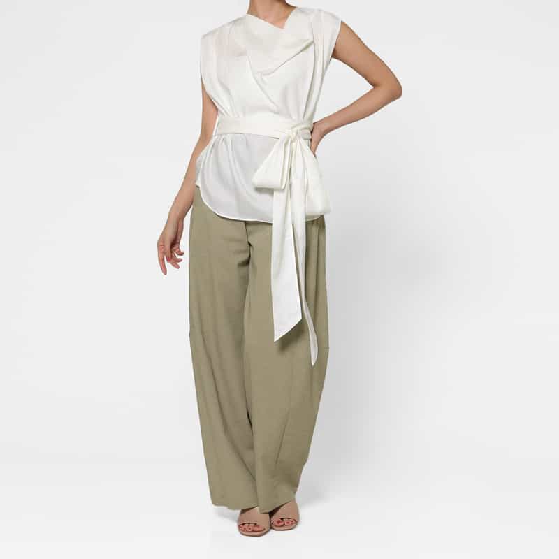 HYKE HYKE ＜ハイク＞ グルカパンツ BEIGE