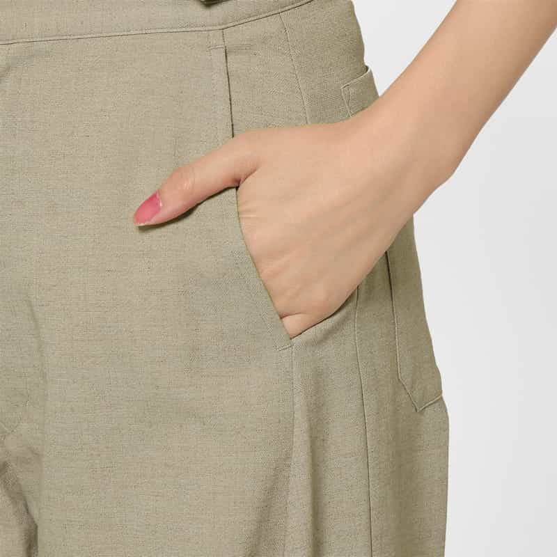 HYKE HYKE ＜ハイク＞ グルカパンツ BEIGE