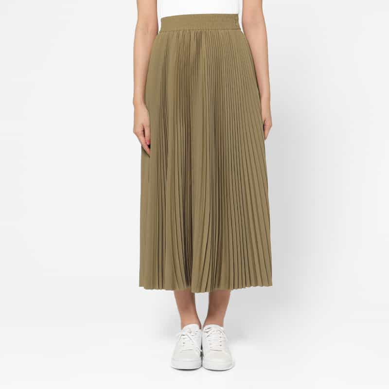 HYKE HYKE ＜ハイク＞ プリーツスカート BEIGE