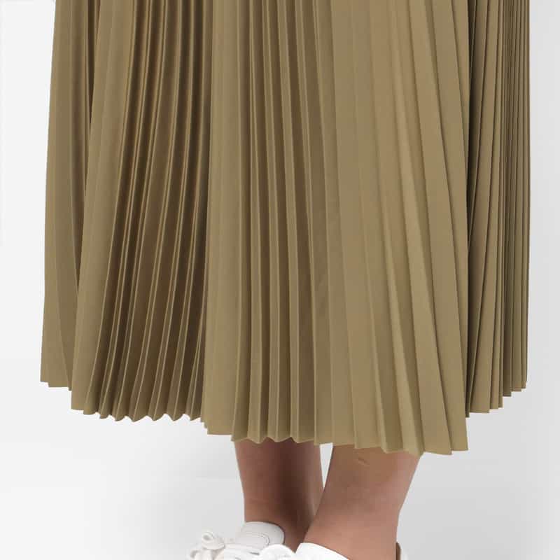 HYKE HYKE ＜ハイク＞ プリーツスカート BEIGE