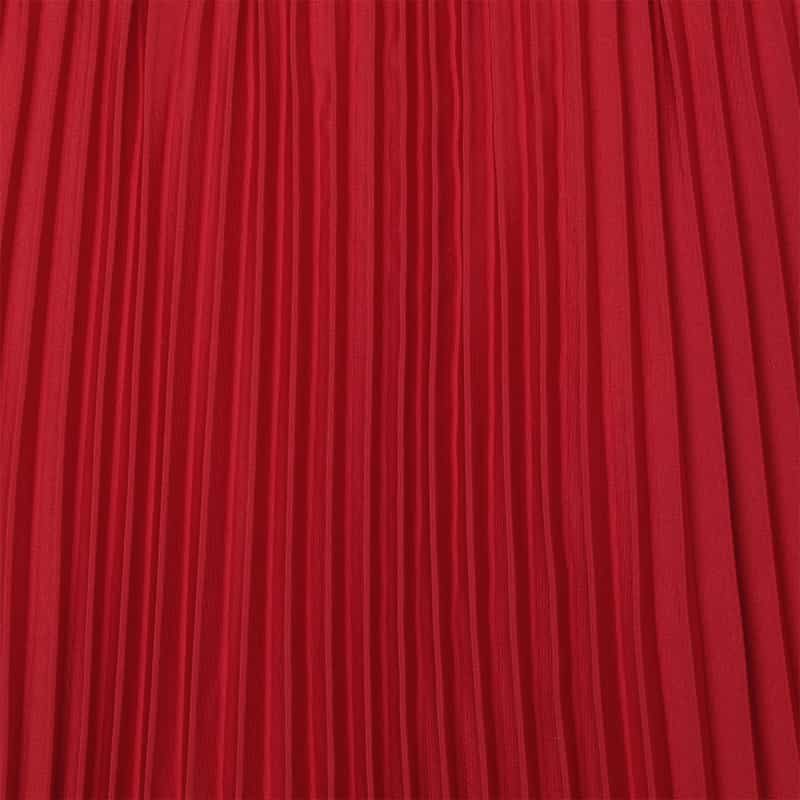 HYKE HYKE ＜ハイク＞ プリーツスカート RED