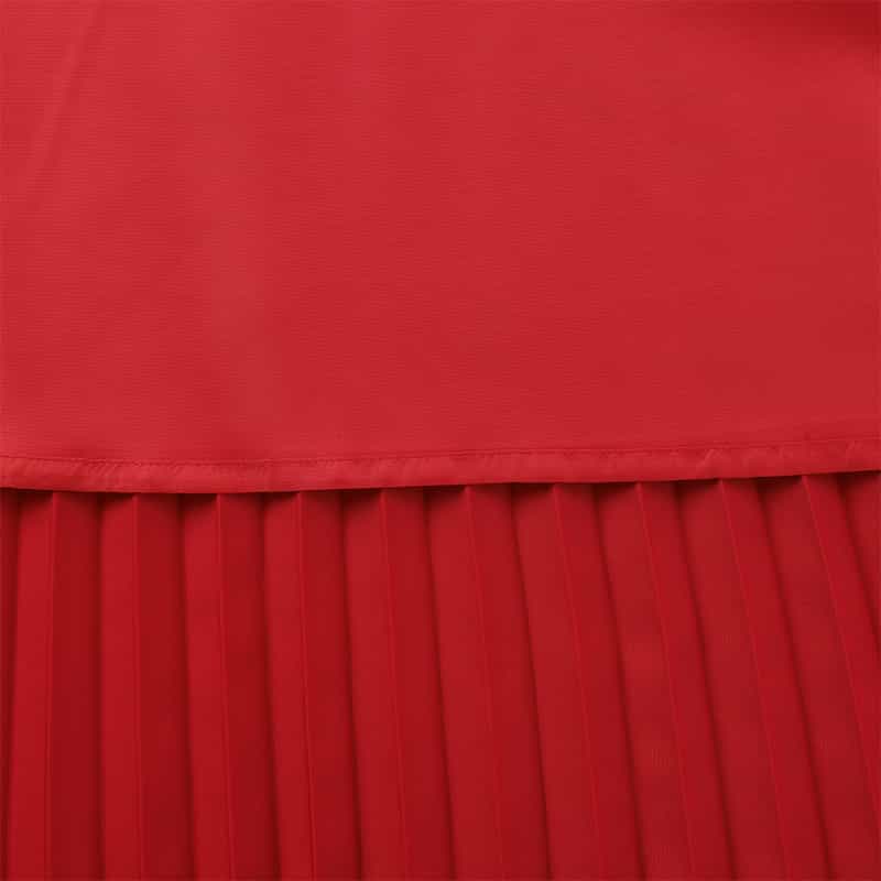 HYKE HYKE ＜ハイク＞ プリーツスカート RED