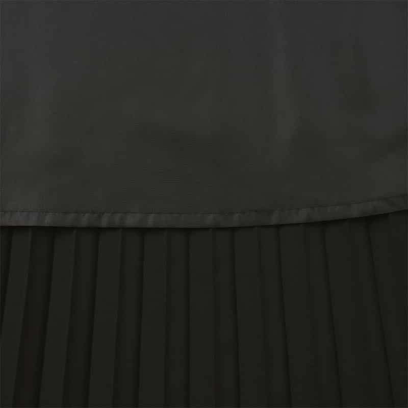 HYKE HYKE ＜ハイク＞ プリーツスカート BLACK