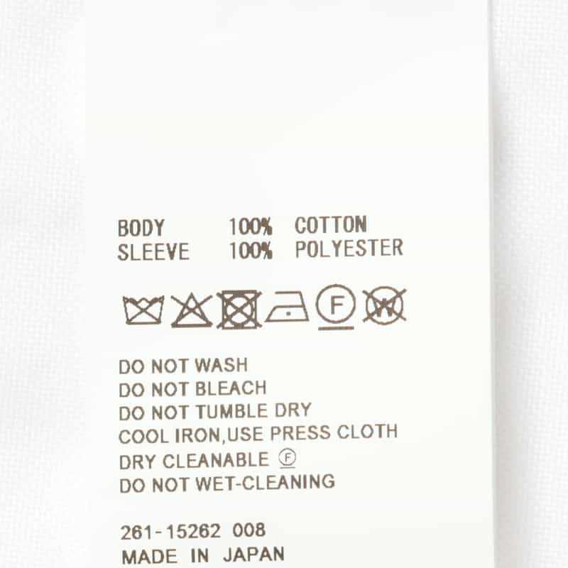 HYKE HYKE ＜ハイク＞ コンビネーション シアースリーブブラウス WHITE