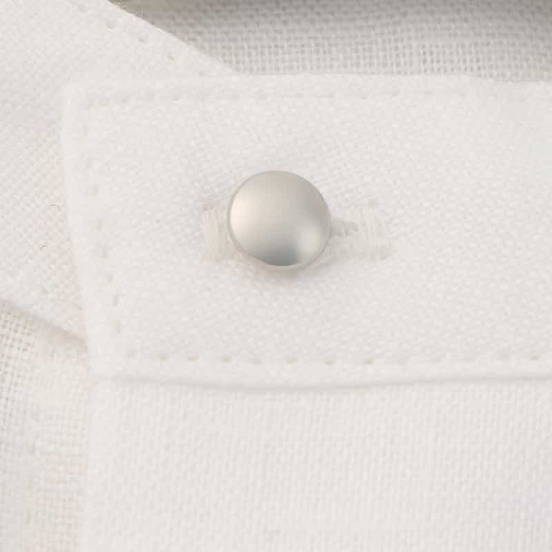 HYKE HYKE ＜ハイク＞ バルーンスリーブ シャツドレス WHITE