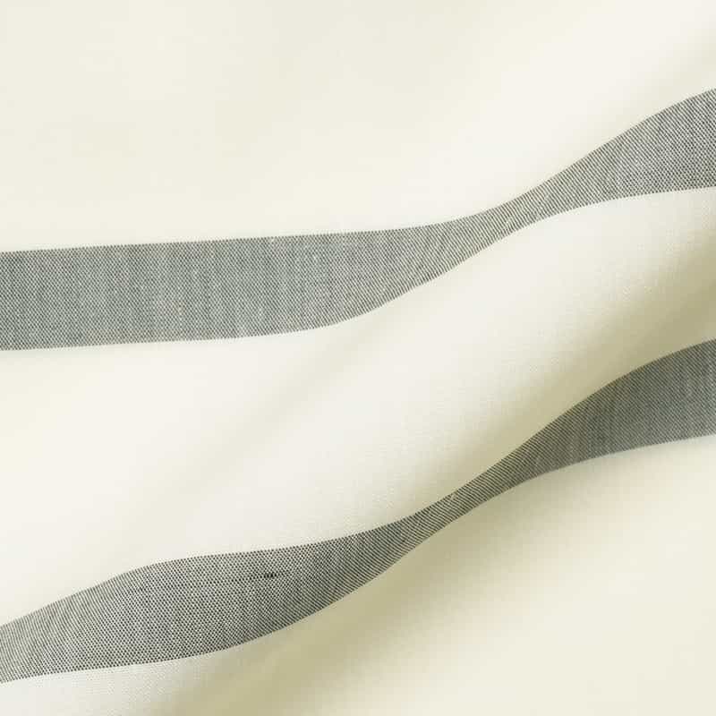 HYKE HYKE ＜ハイク＞ ツイル素材ストライプ柄カウルネックドレス IVORY