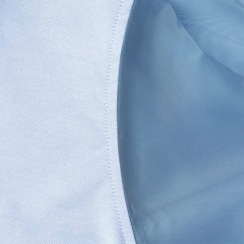 HYKE HYKE ＜ハイク＞ コンビネーション シアースリーブシャツドレス BLUE