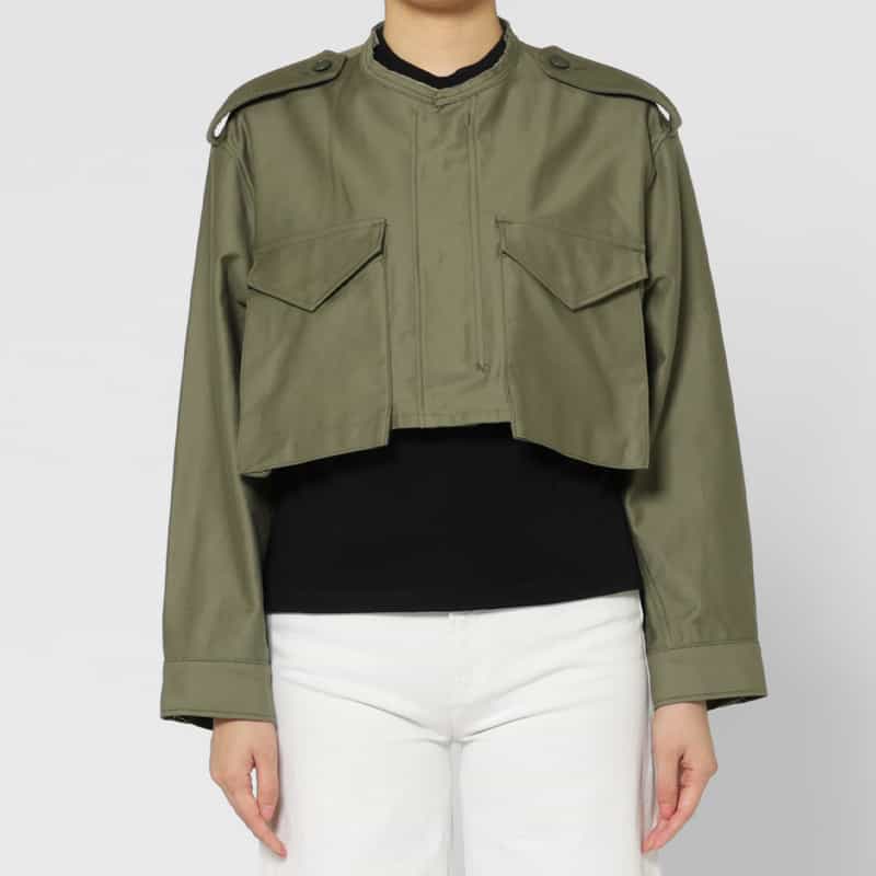 HYKE HYKE ＜ハイク＞ M-51 クロップドフィールドジャケット KHAKI