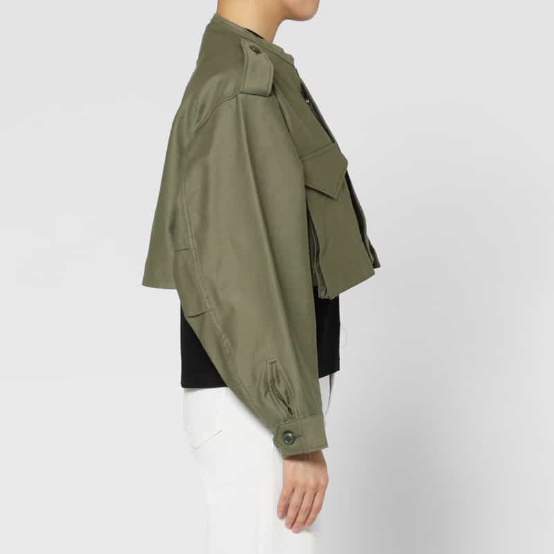 HYKE HYKE ＜ハイク＞ M-51 クロップドフィールドジャケット KHAKI