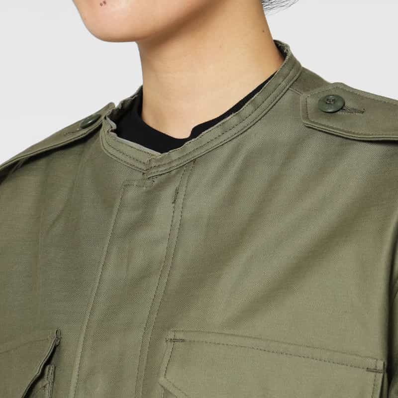 HYKE HYKE ＜ハイク＞ M-51 クロップドフィールドジャケット KHAKI