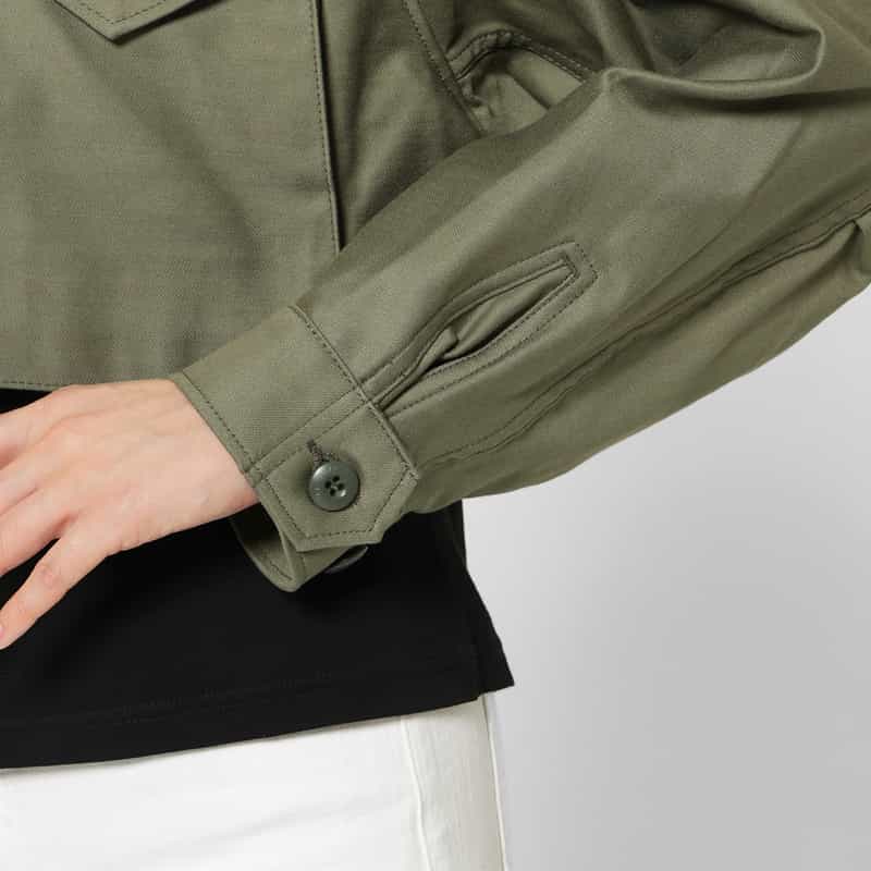 HYKE HYKE ＜ハイク＞ M-51 クロップドフィールドジャケット KHAKI