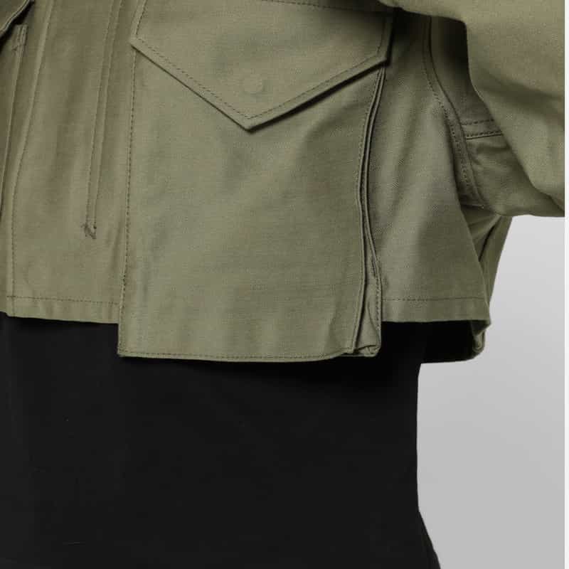 HYKE HYKE ＜ハイク＞ M-51 クロップドフィールドジャケット KHAKI
