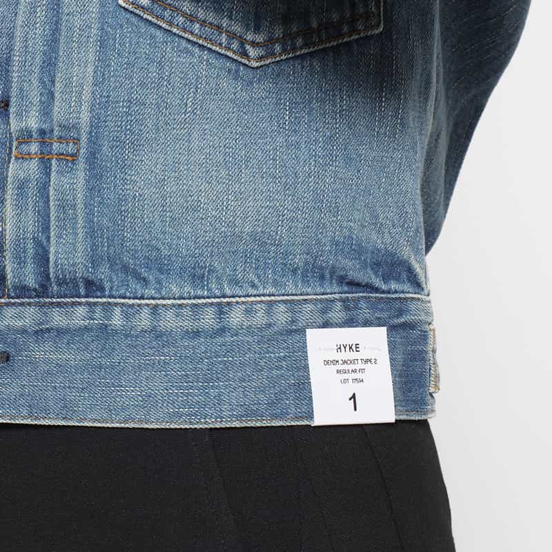HYKE HYKE ＜ハイク＞ TYPE2 デニムジャケット BLUE