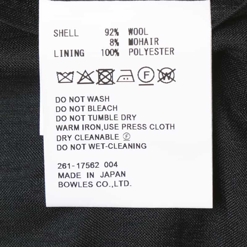 HYKE HYKE ＜ハイク＞ ダブルブレストブレザー BLACK