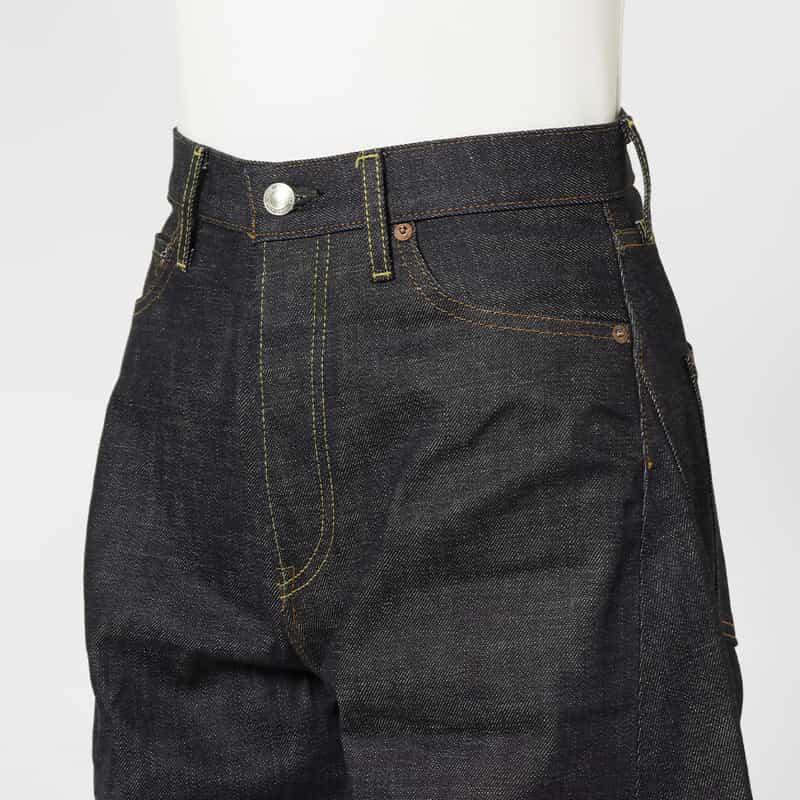 HYKE HYKE ＜ハイク＞ バレルレッグ デニムパンツ NAVY
