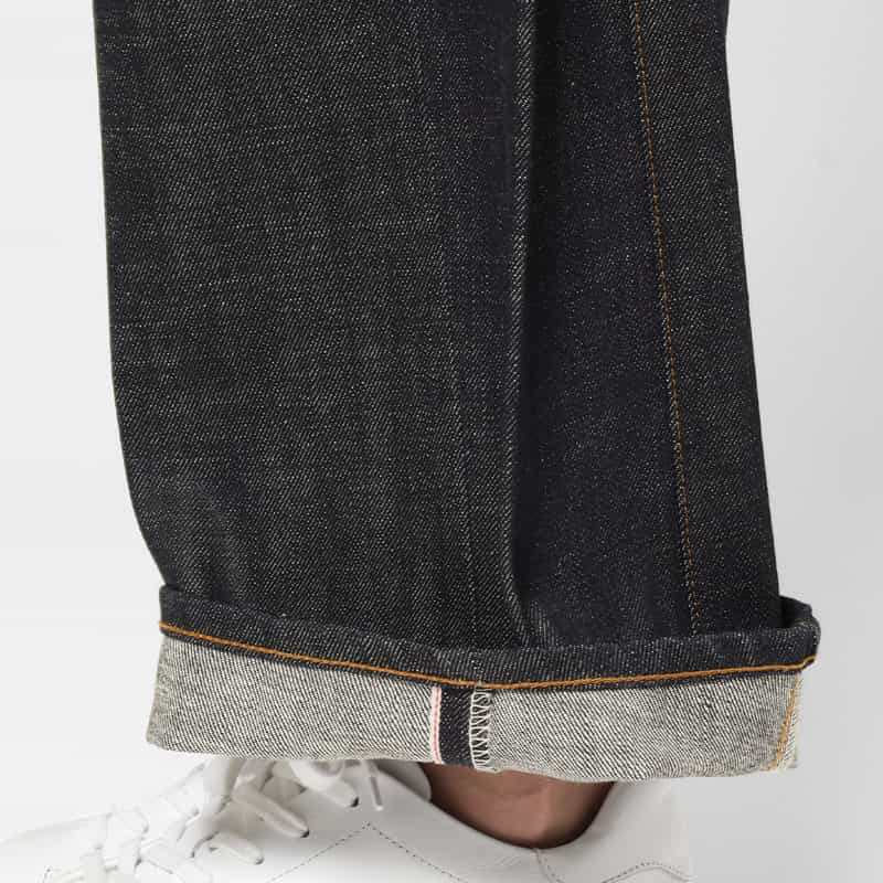 HYKE HYKE ＜ハイク＞ バレルレッグ デニムパンツ NAVY