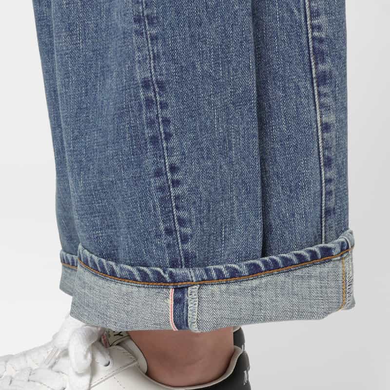 HYKE HYKE ＜ハイク＞ バレルレッグ デニムパンツ BLUE