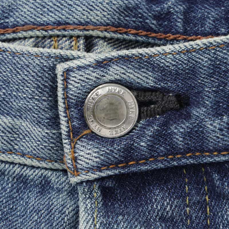 HYKE HYKE ＜ハイク＞ バレルレッグ デニムパンツ BLUE