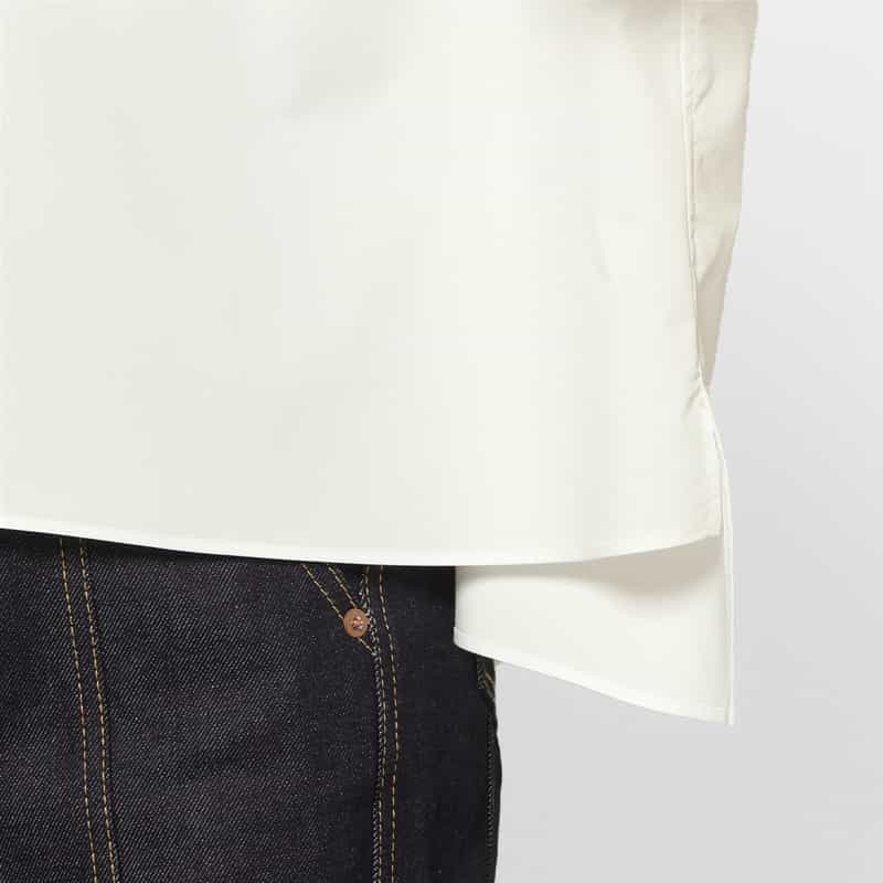 MACKINTOSH MACKINTOSH ＜マッキントッシュ＞ 7分袖ドロップショルダーシャツ WHITE